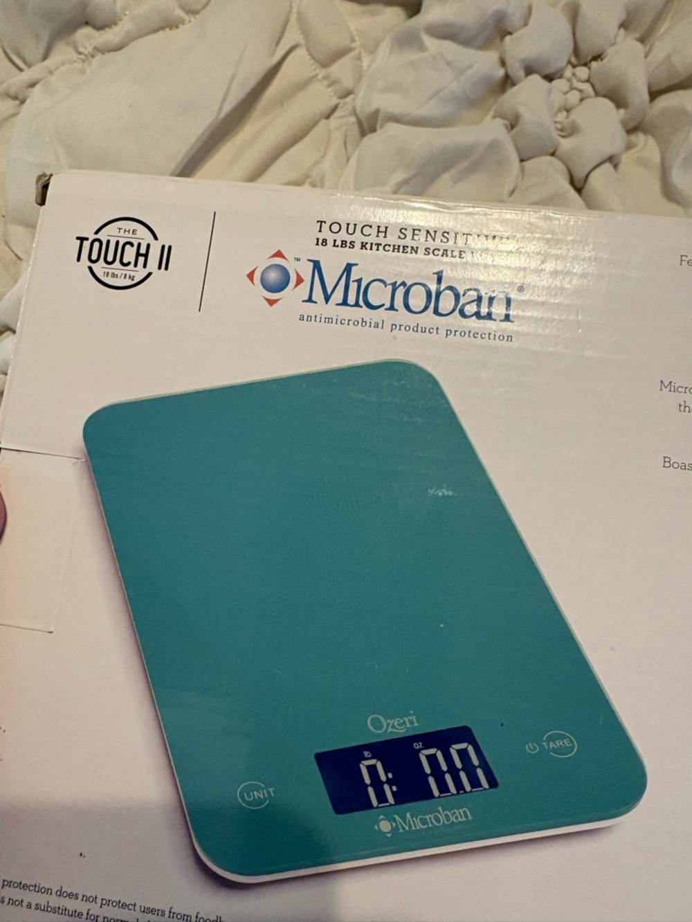 Chubby no more! Food scale-meal prep! Microban Digital  Scale ♥️ anti microbial